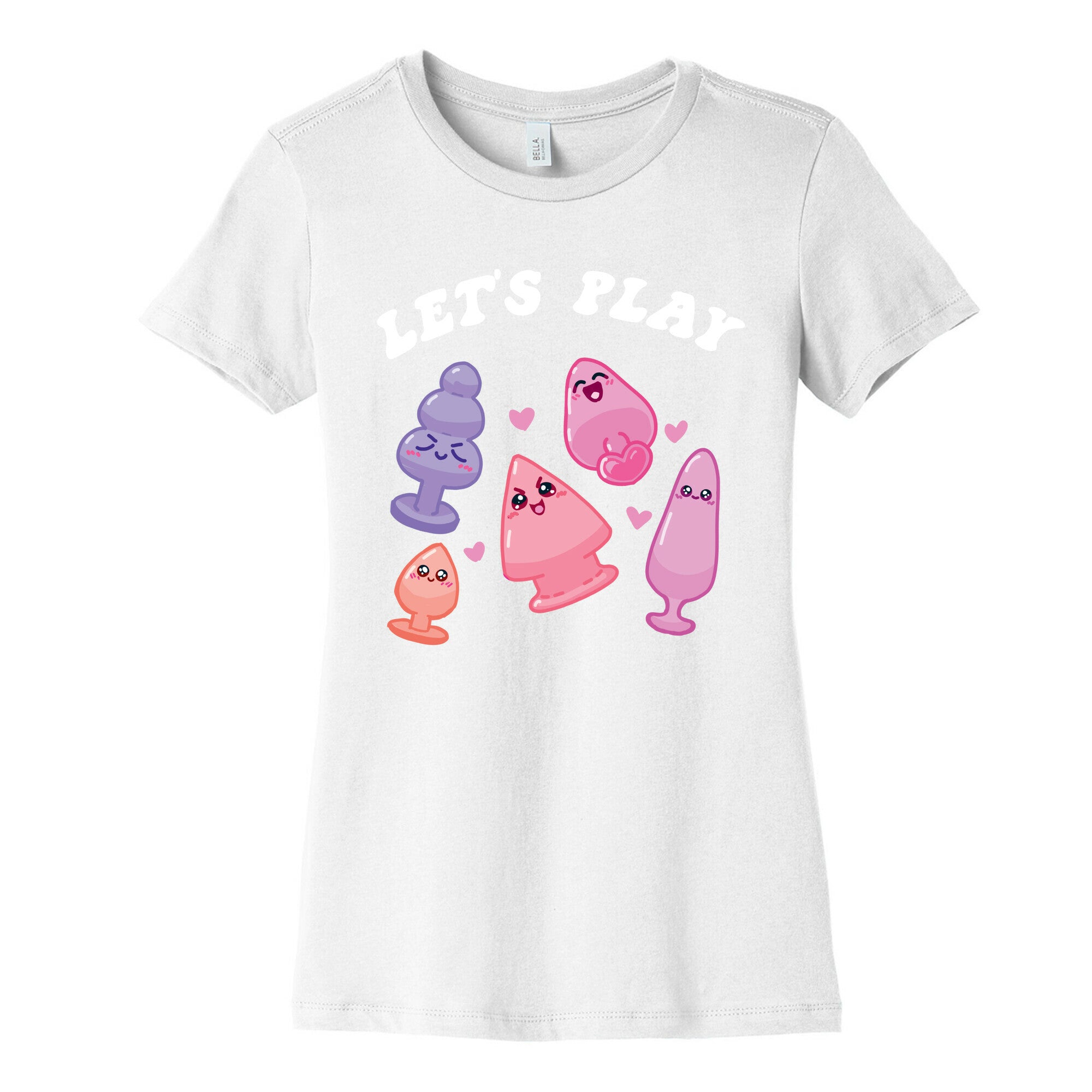 Let's Play (Kawaii Plugs) Women's Cotton Tee